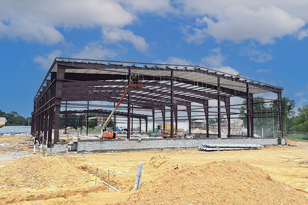 Ider High School Gym under construction